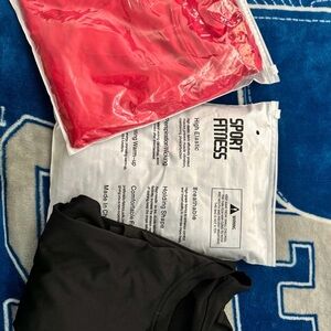 DRI FIT UNDER ARMOUR Classic Black Blue Red Long Sleeve Men's Tee